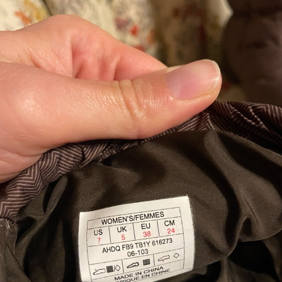 The North Face Nuptse Apres Booties 700 Fill Down Women’s Size 7 Brown Winter - Picture 6 of 6